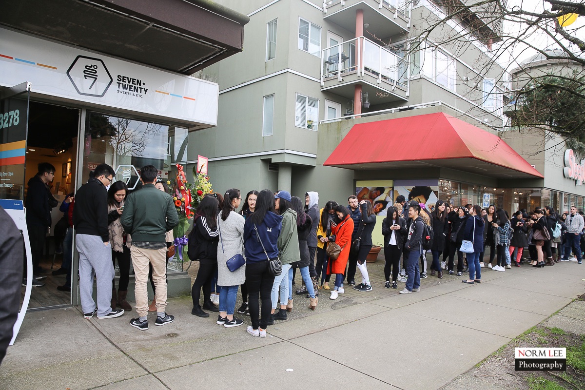 720 Sweets service line at peak
